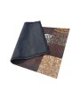 Abstract Futuristic Brown Polyester Carpet Online