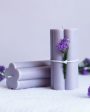 Flower Shaped Scented Pillar Candles | Set of 2 | 250 Gram | 6 x 6 x 9 cm   2.36 x 2.36 x 3.54 inches Online now