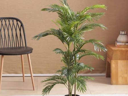 Artificial Areca Palm Plant For Home Décor With Black Pot | 4 feet Hot on Sale