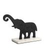 Noirtusk Auspicious Elephant Aluminum Figurine For Sale