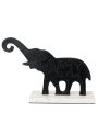 Noirtusk Auspicious Elephant Aluminum Figurine For Sale