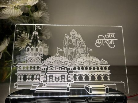 3D Ayodhya Ram Mandir Model Light Supply