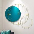 Creative Blue Metal Wall Clock | 27 x 2 x 24 inches Online