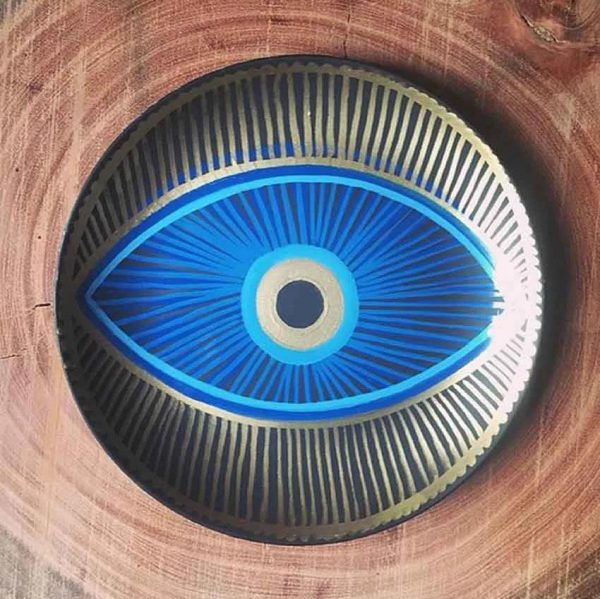 Blue Eye Evil Eye Porcelain Plate | 7.5 inches Discount