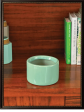 Aqua Green Ceramic Pot | Green |  Plant Not Included For Discount