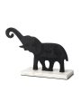 Noirtusk Auspicious Elephant Aluminum Figurine For Sale