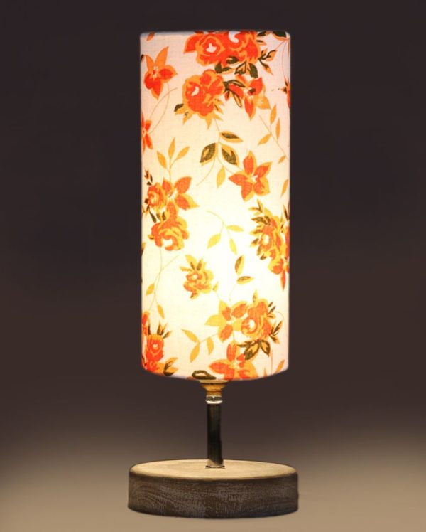 Attractive Cotton Shade Table Lamp | 5 x 14 inches Online now