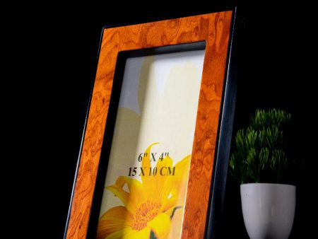 Saffron Splendor Wooden Photo Frame r | 5 x 1 x 7 inches on Sale