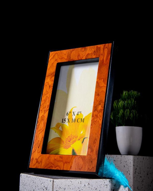 Saffron Splendor Wooden Photo Frame r | 5 x 1 x 7 inches on Sale