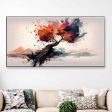 Symphony Multi Color Modern Art Floating Framed Canvas Wall Painting Sale