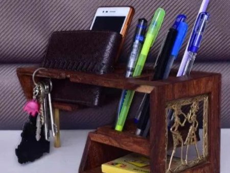 Sheesham Wood Desk Organizer Online Hot Sale