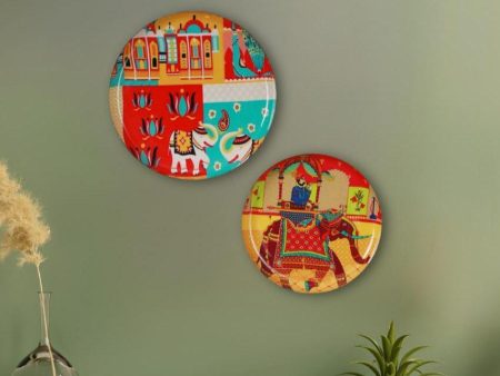 Mughal Majesty Metal Wall Art | Set Of 2 Online Hot Sale