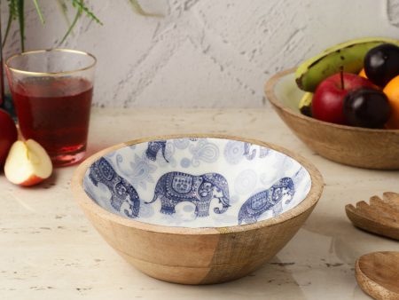 Genny Wooden Small Salad Bowl | 9.8 x 3 inches on Sale