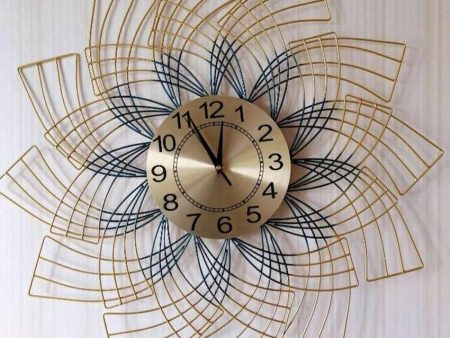 Caitlynn Metal Wall Clock | 24 inches Hot on Sale