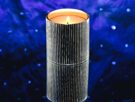 Chandni Single Wick Mirror Mosaic Candle | Single | 7.6 x 7.6 cm   3 x 3 inches Online Sale