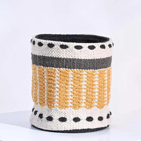 Rays Cotton Multicolor Basket Planter Online Hot Sale