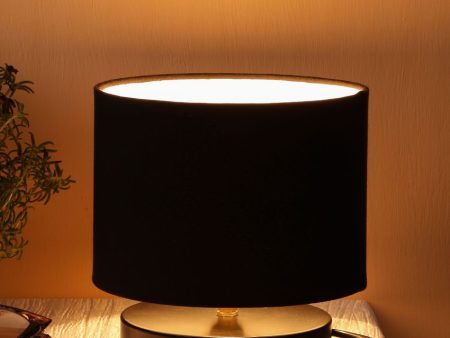 Attractive Cotton Drum Designer Table Lamp For Home | 7 x 7 inches Online