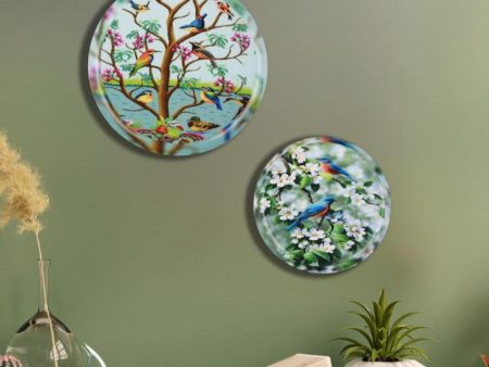 Miracle Garden Metal Wall Plates | Set Of 2 Online Sale