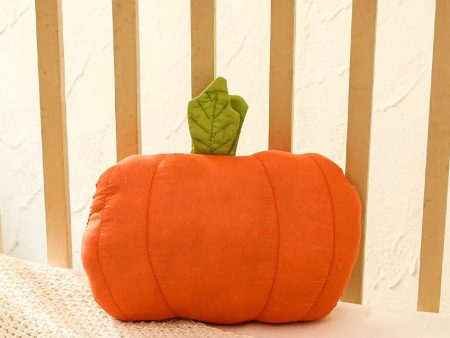 Roly-Poly Pumpkin Cotton Cushion | 9x11 inches Online Hot Sale