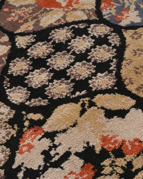 Abstract Exquisite Brown Polyester Carpet Online Hot Sale