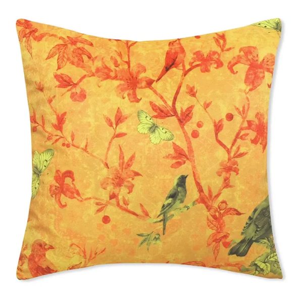 Esperanza  Foloral Design Cushion Covers | 16 x 16 Inch | Set Of 2 Hot on Sale