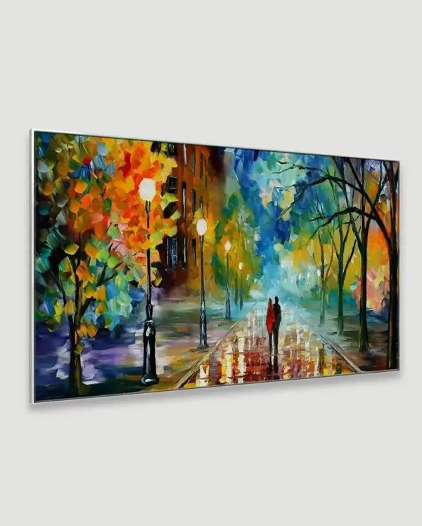 An Evening Stroll Wall Painting | 48 x 24 inches For Cheap