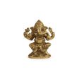 Brass Ganesh On A Round Base Showpiece For Cheap