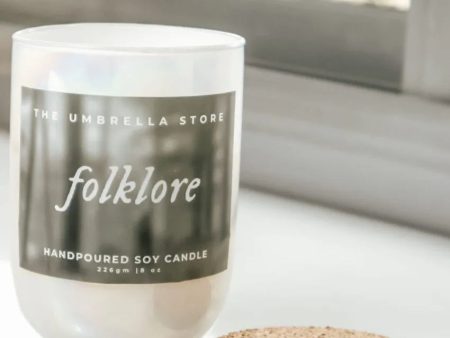 Folklore Scented Candle Taylor Swift Inspired | Single | 10.16 x 12.7 cm   4 x 5 inches Discount