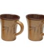 Yellow Moha Ceramic Mugs | Set of 2 | 250 ML Fashion