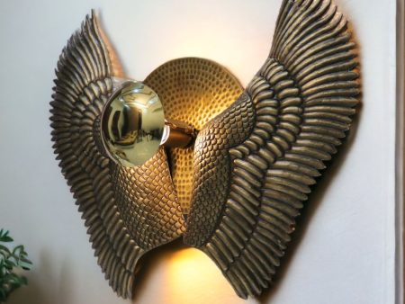 Adler Wing Wall Lamp With LED Bulb | 23 x 18 x 5 inches Online Sale