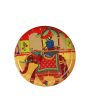 Mughal King Majesty Wall Art Metal Plate | Diya 12 Inches Discount