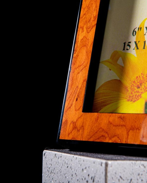 Saffron Splendor Wooden Photo Frame r | 5 x 1 x 7 inches on Sale