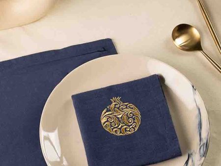 Regal Pomegranate Cotton Slub Napkins Online Sale