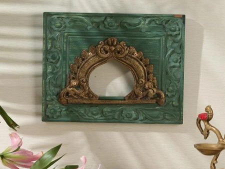 Carved Brass Prabhavali Wall Frame Discount