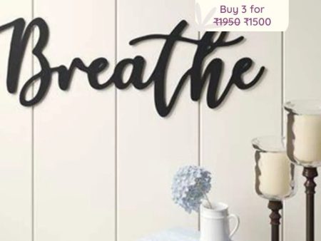 Breathe Wall Quote Online Hot Sale