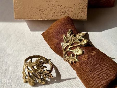 Phool Napkin Rings | Brass Table Decor | Handcrafted in Small Batches Fashion