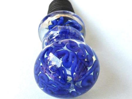 Belice Handblown Glass Wine Stopper | Multiple Colors | 1 x 6 inches Cheap