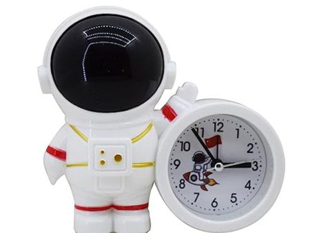 Astronaut Twin Bell Study Alarm Clock | 6 x 4 x 3 inches Hot on Sale