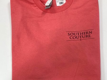 ALWAYS TAKE THE SCENIC ROUTE CORAL SOUTHERN COUTURE TEE 2X-2739 Online