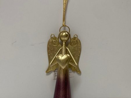 GOLD ANGEL BELL 6 INCH PURPLE-5495 Cheap