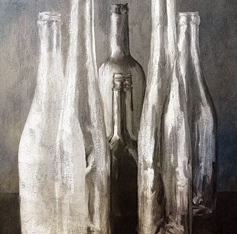 BLUE216 - Grey Bottle Collection   - 12x18 Cheap